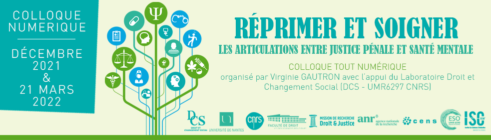 Colloque num&eacute;rique sur l'articulation entre la Justice p&eacute;nale et la sant&eacute; mentale