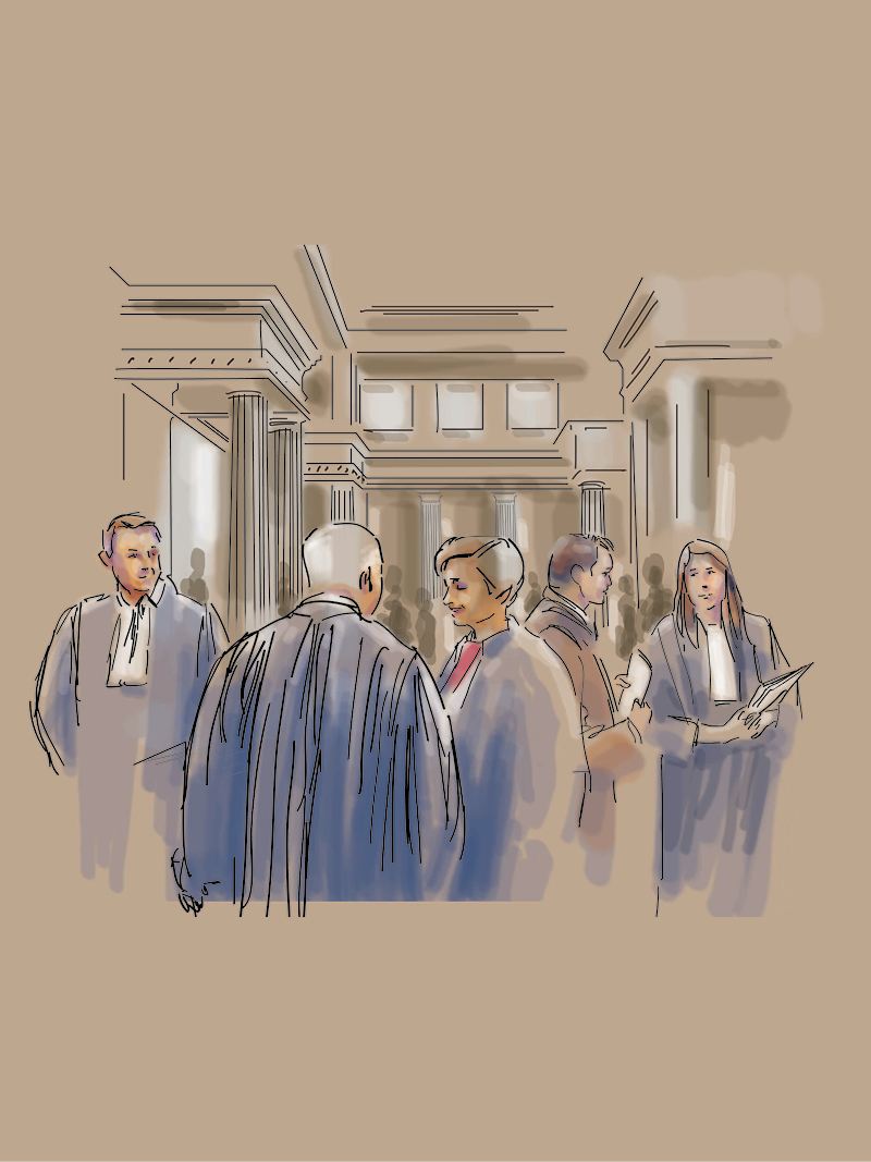 palais de justice - illustration Arnaud Goisque