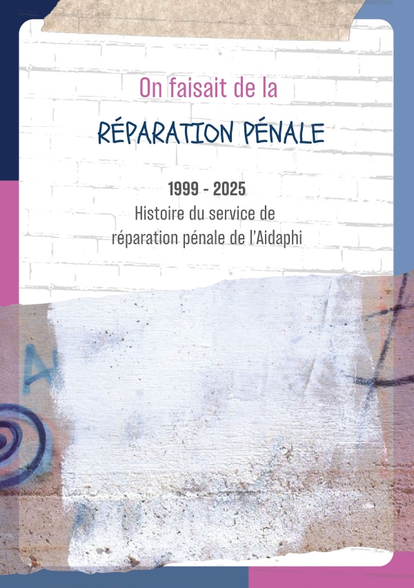 Livret r&eacute;paration p&eacute;nale - AIDAPHI
